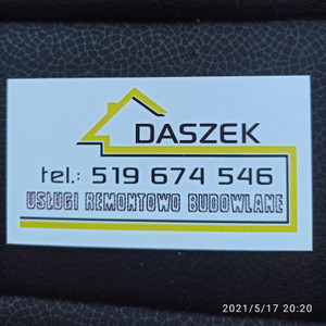 Daszek usługi remontowo budowlane Dariusz Daszewski