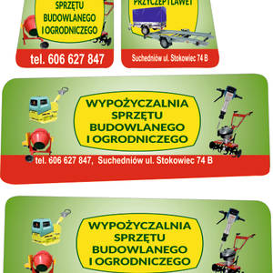 WYPOŻYCZALNIA  NARZĘDZI BUDOWLANO-OGRODNICZYCH
